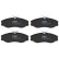 Brake Pad Set, disc brake COTEC GDB1113 TRW, Thumbnail 5