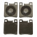 Brake Pad Set, disc brake COTEC GDB1123 TRW, Thumbnail 3