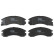 Brake Pad Set, disc brake COTEC GDB1126 TRW, Thumbnail 4