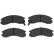 Brake Pad Set, disc brake COTEC GDB1126 TRW, Thumbnail 5