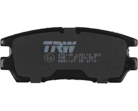 Brake Pad Set, disc brake COTEC GDB1127 TRW, Image 7