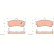 Brake Pad Set, disc brake COTEC GDB1139 TRW, Thumbnail 2