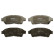 Brake Pad Set, disc brake COTEC GDB1143 TRW, Thumbnail 3