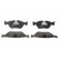 Brake Pad Set, disc brake COTEC GDB1159 TRW