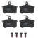 Brake Pad Set, disc brake COTEC GDB1163 TRW, Thumbnail 4