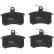 Brake Pad Set, disc brake COTEC GDB1163 TRW, Thumbnail 5