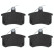 Brake Pad Set, disc brake COTEC GDB1163 TRW, Thumbnail 6