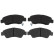 Brake Pad Set, disc brake COTEC GDB1164 TRW, Thumbnail 5