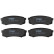 Brake Pad Set, disc brake COTEC GDB1182 TRW, Thumbnail 4