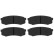 Brake Pad Set, disc brake COTEC GDB1182 TRW, Thumbnail 5
