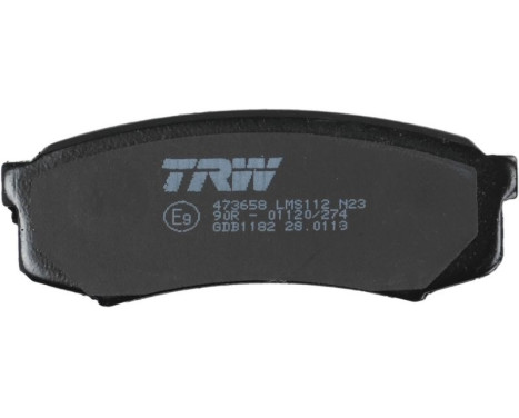 Brake Pad Set, disc brake COTEC GDB1182 TRW, Image 6