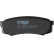 Brake Pad Set, disc brake COTEC GDB1182 TRW, Thumbnail 6