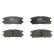 Brake Pad Set, disc brake COTEC GDB1187 TRW