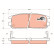 Brake Pad Set, disc brake COTEC GDB1187 TRW, Thumbnail 2