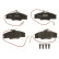 Brake Pad Set, disc brake COTEC GDB1193 TRW, Thumbnail 3