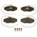 Brake Pad Set, disc brake COTEC GDB1194 TRW, Thumbnail 3