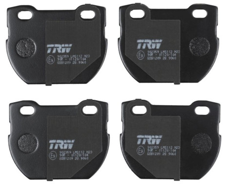 Brake Pad Set, disc brake COTEC GDB1209 TRW, Image 4