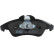 Brake Pad Set, disc brake COTEC GDB1220 TRW, Thumbnail 6