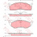 Brake Pad Set, disc brake COTEC GDB1236 TRW