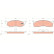 Brake Pad Set, disc brake COTEC GDB1236 TRW, Thumbnail 2