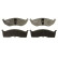 Brake Pad Set, disc brake COTEC GDB1236 TRW, Thumbnail 3
