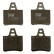 Brake Pad Set, disc brake COTEC GDB1247 TRW, Thumbnail 3