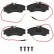 Brake Pad Set, disc brake COTEC GDB1260 TRW, Thumbnail 4