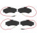 Brake Pad Set, disc brake COTEC GDB1260 TRW, Thumbnail 5