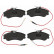 Brake Pad Set, disc brake COTEC GDB1260 TRW, Thumbnail 6
