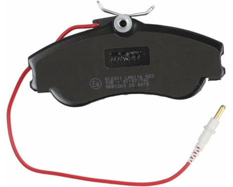 Brake Pad Set, disc brake COTEC GDB1260 TRW, Image 7