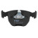 Brake Pad Set, disc brake COTEC GDB1261 TRW, Thumbnail 6