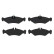 Brake Pad Set, disc brake COTEC GDB1262 TRW, Thumbnail 5