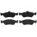 Brake Pad Set, disc brake COTEC GDB1263 TRW, Thumbnail 5