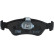 Brake Pad Set, disc brake COTEC GDB1263 TRW, Thumbnail 6