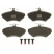 Brake Pad Set, disc brake COTEC GDB1266 TRW, Thumbnail 3