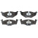 Brake Pad Set, disc brake COTEC GDB1274 TRW, Thumbnail 4