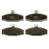 Brake Pad Set, disc brake COTEC GDB1280 TRW, Thumbnail 3