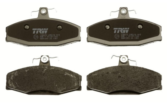 Brake Pad Set, disc brake COTEC GDB1280 TRW, Image 3