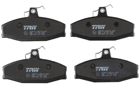 Brake Pad Set, disc brake COTEC GDB1280 TRW, Image 4