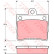 Brake Pad Set, disc brake COTEC GDB1283 TRW