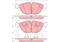 Brake Pad Set, disc brake COTEC GDB1285 TRW