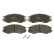 Brake Pad Set, disc brake COTEC GDB1286 TRW, Thumbnail 3