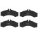 Brake Pad Set, disc brake COTEC GDB1288 TRW, Thumbnail 3