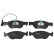 Brake Pad Set, disc brake COTEC GDB1290 TRW, Thumbnail 4