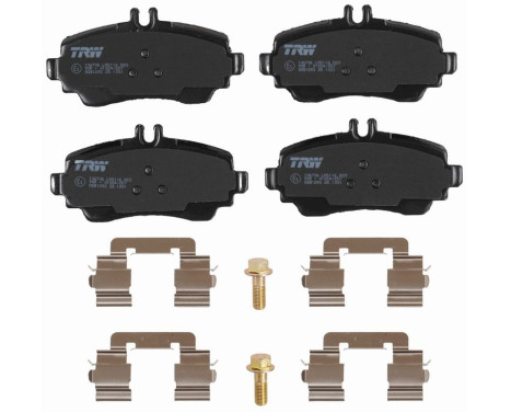 Brake Pad Set, disc brake COTEC GDB1293 TRW, Image 4