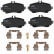 Brake Pad Set, disc brake COTEC GDB1293 TRW, Thumbnail 4