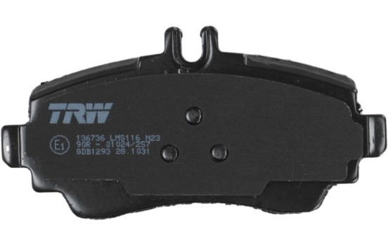 Brake Pad Set, disc brake COTEC GDB1293 TRW, Image 7