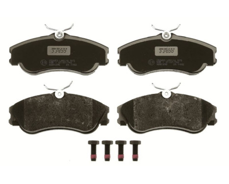 Brake Pad Set, disc brake COTEC GDB1295 TRW, Image 3