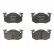 Brake Pad Set, disc brake COTEC GDB1305 TRW