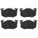 Brake Pad Set, disc brake COTEC GDB1305 TRW, Thumbnail 5